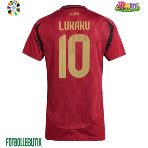 Belgien Romelu Lukaku #10 Hemmatröja Kvinnor EM 2024 Kortärmad